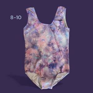 Girls Tie Dye Pink Purple One Piece Leotard Size 6